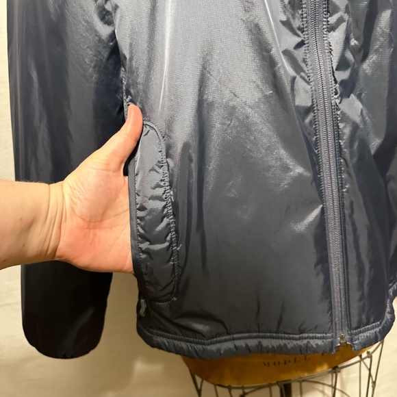 L.L. Bean Fleece Lined Nylon Warmup Jacket Men's Large - Picture 4 of 9